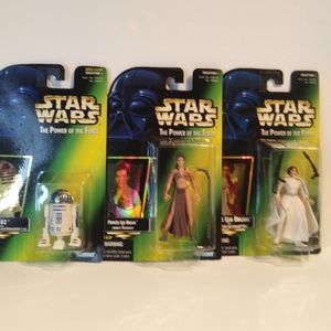 Lot of 3 Star Wars POTF Action Figures 97